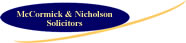 McCormick and Nicholson Solicitors